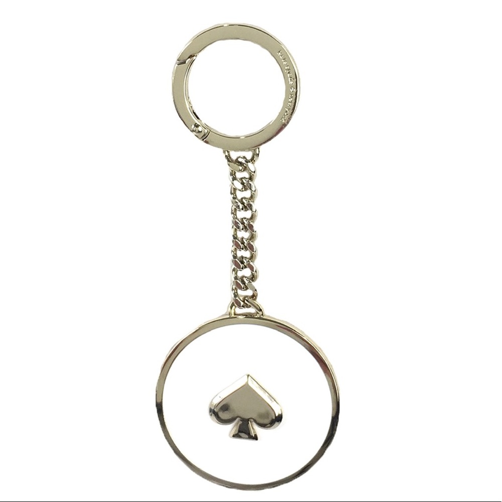 Kate Spade enamel spade keychain, FOB